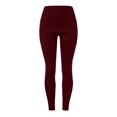 thumbnail image 6 of Naughtyhood Women Workout Out Pocket Leggings Fitness Sports Running Yoga Athletic Pants Leggings for Women Wine XL, 6 of 6