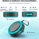 thumbnail image 3 of Altavoz bluetooth resistente al agua, altavoz bluetooth para ducha estéreo fuerte, altavoz bluetooth para ducha inalámbrico con clip y ventosa, pequeño altavoz inalámbrico portátil para, 3 of 5