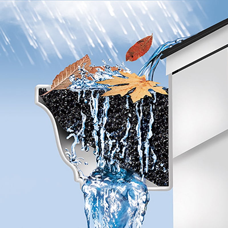 GutterStuff® EZ 4" x 48" KStyle Gutter Foam Filter, Gutter Guard