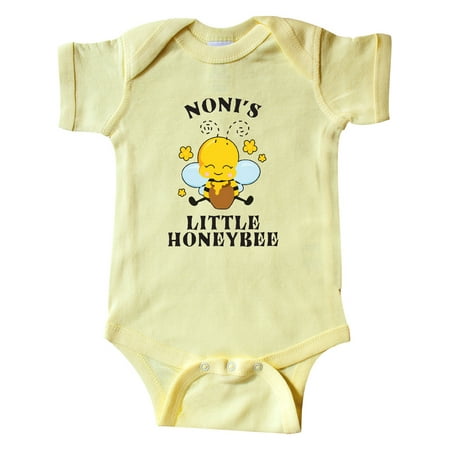 

Inktastic Cute Bee Noni s Little Honeybee with Stars Gift Baby Boy or Baby Girl Bodysuit