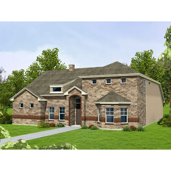273-1660: Craftsman Country 4 Bed, 4 Bath Luxury Home Plan, 2828 Sq Ft: Full Blueprints with License to Build by Home Plan Marketplace - Lesuto