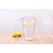 (4 pack) Mainstays 2.5 Quart Double Wall Clear Acrylic Pitcher