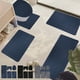 thumbnail image 1 of Juego de alfombras de baño 5PCS Alfombra de baño grande y gruesa | Vellón de terciopelo lavable a máquina absorbente de agua antideslizante | Alfombrillas de espuma suave y moderna para baño, ducha, 1 of 8