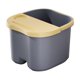 thumbnail image 3 of Lavabo para pies, bañera de hidromasaje para dormitorio, spa de pies, lavabo para pedicura en casa. azul, 3 of 9