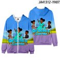 thumbnail image 1 of 3D new Gracies corner pullover hooded zipper sweatshirt, 1 of 5