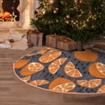 thumbnail image 5 of Sikiie Various Oranges Nativity Christmas Tree Skirt, Jesus Christian Winter Holiday Tree Mat Decoration(30-48IN)36", 5 of 6