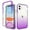 Purple, variant on Dteck for iPhone 11 Case Clear with Built-in Screen Protector, Soft TPU Bumper Shockproof Full Body Rugged Protective Phone Cover for Apple iPhone 11 6.1",Clear