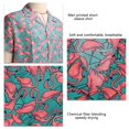 thumbnail image 3 of Camisa De Hombre Con Estampado De Verano Para Hombre, Camisa De Manga Corta Con Estampado De Animales, Camisas De Playa Hawaianas Informales Con Botones A La Moda, 3 of 7