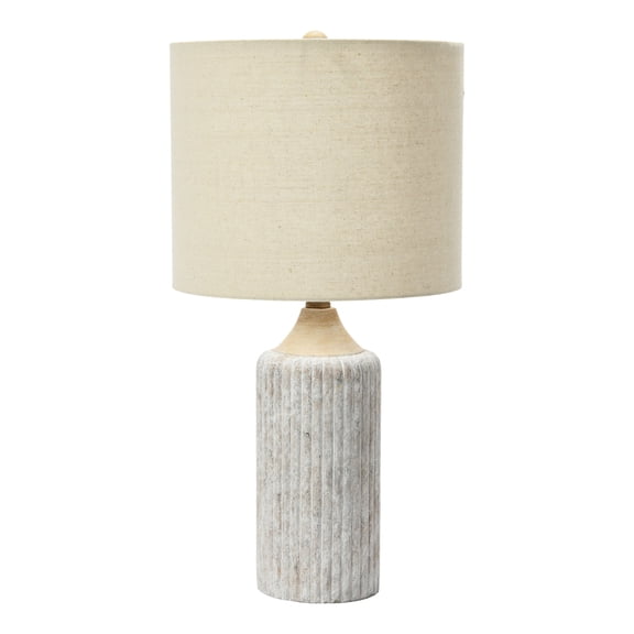 Creative Co-Op 12" Round Cement Desk Lamp