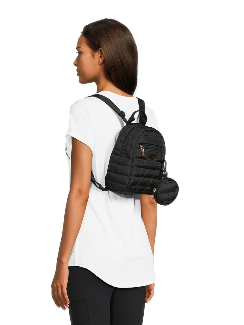 Reebok Women's Luna Quilted Mini Backpack with Coin Pouch