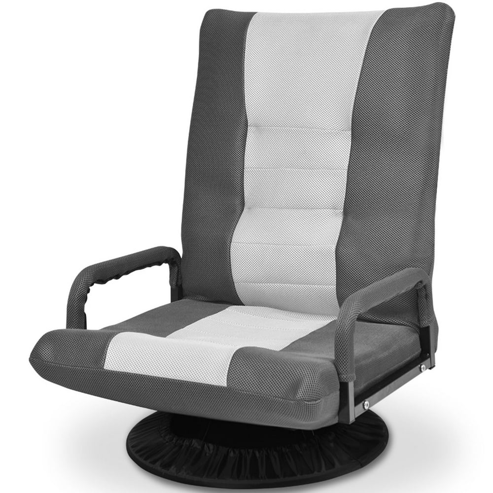 Giantex 360 Degree Swivel Gaming Floor Chair 6Position Adjustable