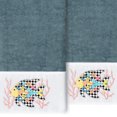thumbnail image 3 of Linum Home Textiles 2-Pieces Tropical Fish Turkish Cotton Bath Towels, 27" x 54", Blue, 3 of 4