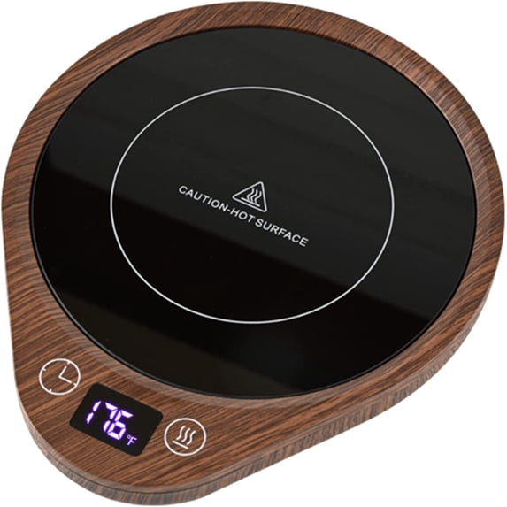 Mug Warmer, Upgrade Coffee Warmer & Cup Warmer for Desk with 3 Temperature Settings. 4H Auto Shut Off with Timer for Keep Best Flavor for Cocoa, Tea, Water, Milk