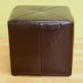thumbnail image 2 of Baxton Studio Aric Bonded Leather Ottoman, 2 of 2