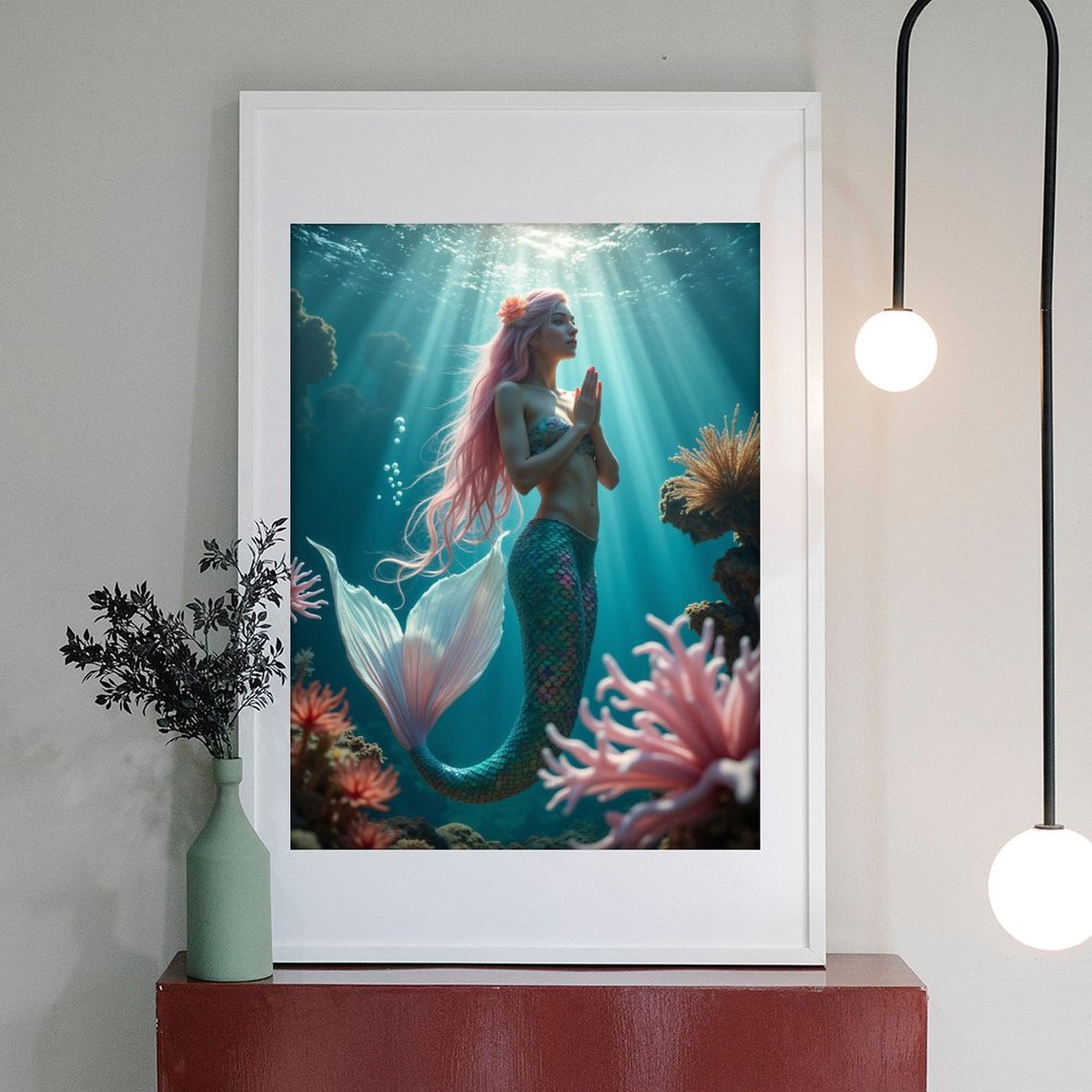 Diamond Art Kits for Adults - 5d Mermaid Dream Underwater Fantasy Scene Diamond Painting for Adults, Diamond Art for Adults Beginners, Diamond Painting Kits for Adults for Home Wall Decor