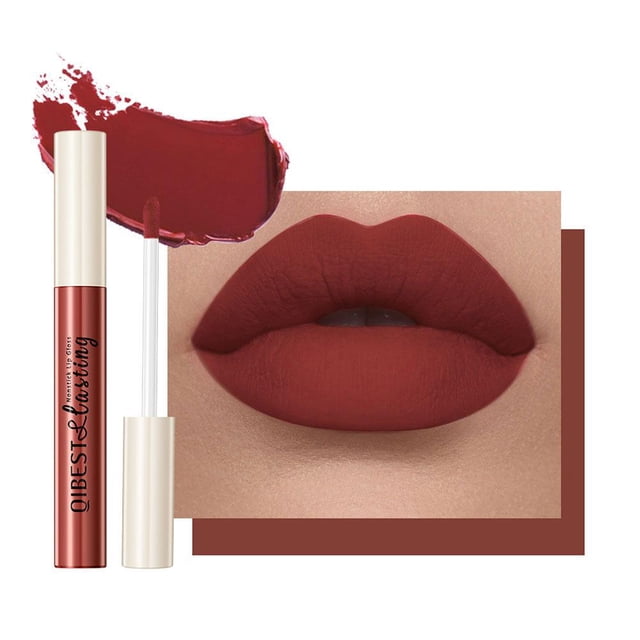 Ruifaya Lápiz labial mate de 24 colores, brillo labial líquido mate, brillo labial incoloro de 2,5/.