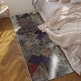 thumbnail image 4 of 2x6 FT Kitchen Runner Rugs Non Skid Washable, Faux Wool Rug Runners for Hallways Bathroom Carpet Runner, Soft Indoor Modern Floor Rug for Entryway Laundry Room, 4 of 11