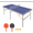 Blue # 6FT, variant on Sesslife 6ft Table Tennis Table,Portable & Foldable Ping Pong Table Set, Indoor/Outdoor Game Table with Net, 2 Table Tennis Paddles and 3 Balls