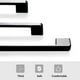 thumbnail image 2 of 10 Uds Tiradores negros Sailing para muebles, 2 of 5