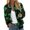 Green07, variant on Witch Print Jacket for Women Halloween Party Pilot Jacket Ghost Jackets Spooky Horror Print Windbreaker Green S