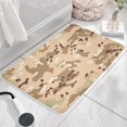 thumbnail image 3 of Brown Camo Speckled Pattern Flannel Non Slip Door Rugs,Washable Door Mats Indoor,Decorative Door Mats,Dirt-Resistant and Absorbent Doormat for Entrance,Bedroom,Kitchen,Bathroom,31.5x17in(80x43cm), 3 of 4