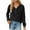 Black, variant on VEKDONE Junior Sweatshirts Clearance Women Knitted Long Sleeve Hoodies Button Down V Neck Casual Sweatshirt Pullover Blouse Beige,S