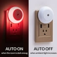 thumbnail image 4 of 2-Pack Plug-in Night Lights with Light Sensor | Auto On/Off LED Nightlight for Hallways, Stairs, Bathrooms & Kitchens | USB Rechargeable & Portable Design for Kids & Elderly Safety, 4 of 6