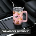 thumbnail image 6 of 40 oz Chicken Tumbler With handle and straw,Stainless Steel Cup Extra Large Vacuum Double Wall Insulated Tumblers Travel Mug,Hot and cold beverages Car Cup, 6 of 6