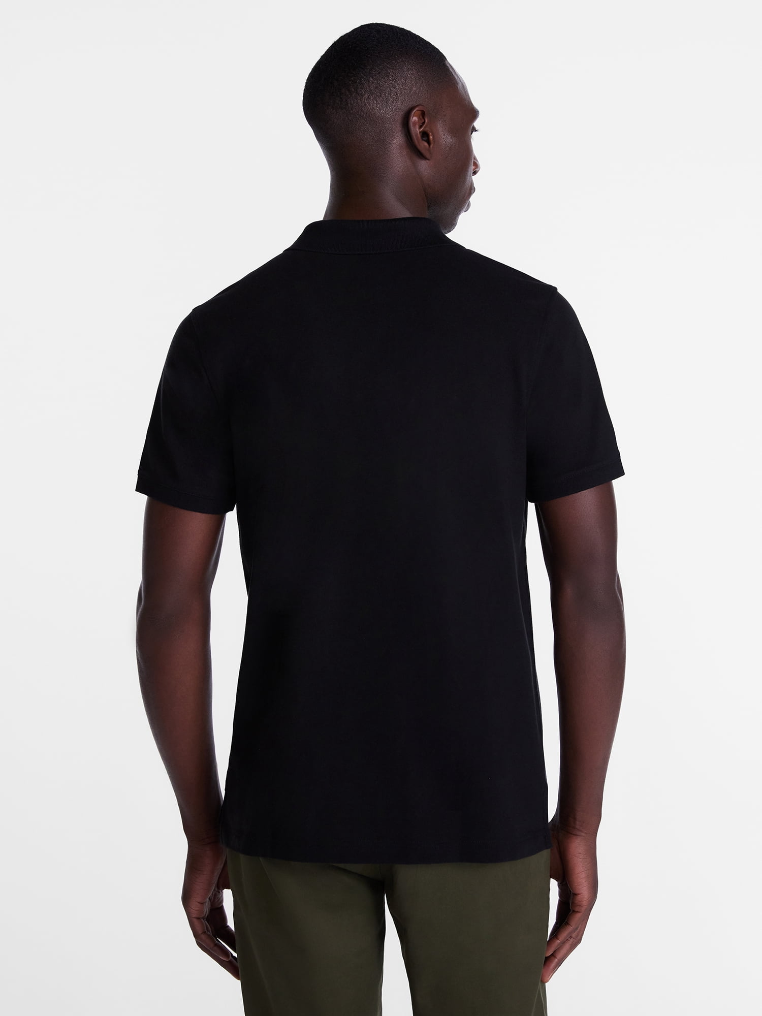 George Men's and Big Men's Classic Fit Pique Polo with Short Sleeves, Sizes XS-3XL, LT-4XLT, 2XB-6XB