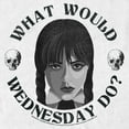 thumbnail image 2 of Men's Wednesday What Would Wednesday Do? Graphic Tee White Medium, 2 of 5