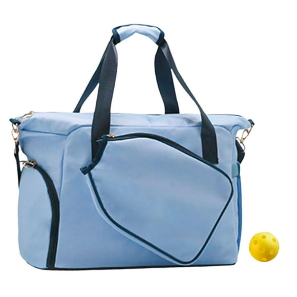 koolsoo Pickleball Racket Bag Carry Bag Outdoor Sport Bag Multipurpose Crossbody Bag Sky Blue