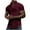 Wine, variant on Men's Zippered Small Square Shirt Short Sleeve Slim Casual Top Summer Fashion Golf T-Shirt