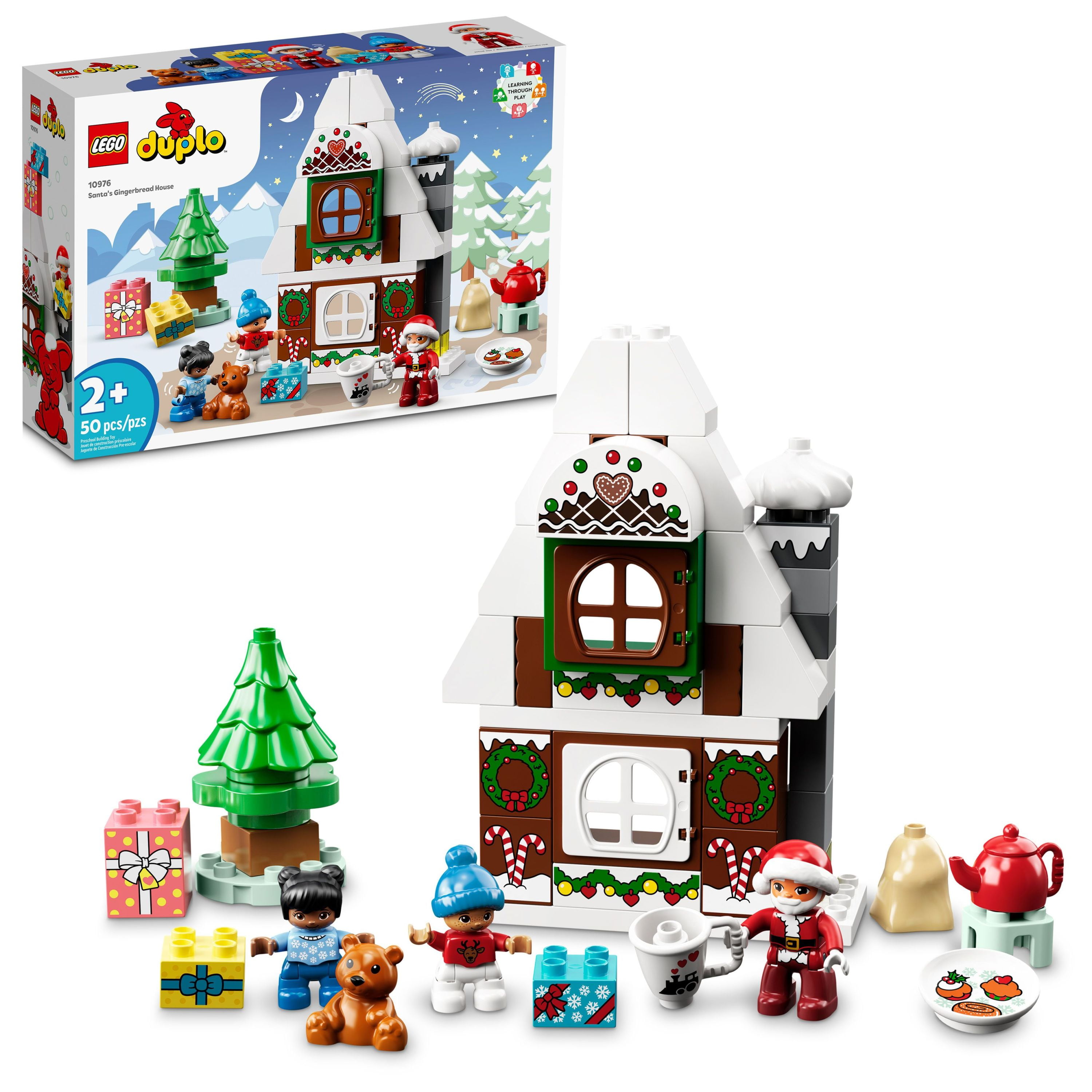 plug Beide pil LEGO DUPLO Santa's Gingerbread House 10976 Toy with Santa Claus Figure,  Christmas Present, Stocking Filler Gift Idea for Toddlers, Girls and Boys  Age 2 Plus - Walmart.com