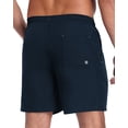 thumbnail image 2 of Mens 2 in 1 Swim Trunks with Compression Liner, Quick Dry Beach Shorts, Bathing Suit with Phone Pocket Navyblue S, 2 of 6