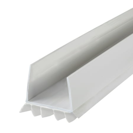 M-D Building Products 43336 36 in. White Vinyl CINCH® U-Shape Slide-On Under Door Seal