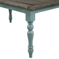 thumbnail image 4 of Roundhill Furniture Prato 6-Piece Dining Table Set with Cross Back Chairs and Dining Bench, 4 of 11