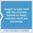 thumbnail image 6 of Life Extension Quick Brain Nootropic, fast thinking, learning, concentration, lutein, zeaxanthin, gotu kola, bacopa, gluten free, non-GMO, vegetarian, 1 daily, 30 capsules&nbsp;, 6 of 7