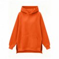 thumbnail image 6 of FchengtaiS Oversized Hoodies Sweatshirts for Womens Casual Loose Fleece Hooded Pullover Tops with Pockets and Side Split, 6 of 7