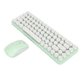 thumbnail image 4 of Combinaciones de teclados y ratones inalámbricos, teclado y ratón para máquina de escribir, teclado Retro para máquina de escribir, teclado para máquina de escribir, acabado de lujo, 4 of 8
