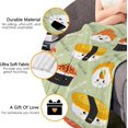 thumbnail image 5 of Cute Sushi Kawaii Flannel Throw Blanket Warm Cozy Soft Cartoon Food Print Blankets for Bed Couch Sofa Room Decoration Gifts 80\u201d×60\u201d Large for Adult, 5 of 6
