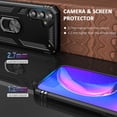 thumbnail image 2 of S23 FE Case Samsung S23 FE 5G Phone Case Galaxy S23 FE Case,Military Grade Protective Samsung S23 FE Case with Ring Kickstand for Samsung Galaxy S23 FE Black Case, 2 of 12