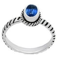 thumbnail image 5 of Natural Blue Kyanite - Brazil 925 Sterling Silver Ring s.5 Jewelry DGR1134_C_5 R-1045, 5 of 7