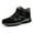 black, variant on Men’s Warm Fleece-Lined Snow Boots, Outdoor Winter Ankle Boots, Non-Slip Thick Sole Insulated Hiking Boots, Big Size Lightweight Warm Cotton Shoes