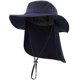 thumbnail image 1 of Sombreros de malla para el sol para mujer, para verano, playa, protección UV, UPF, plegables, ala ancha, correa para la barbilla, 1 of 5