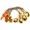 A002- Style B, variant on Halloween String Lights, Pirate Ghost Shaped LED Decorative Lights, 4.9 ft 10 LED Battery Powered Set, for Indoor Outdoor Halloween Party Yard Porch Spooky Holiday Ambient Decorations