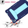 thumbnail image 5 of Epicgadget Lenovo Tab P11 Case (TB-J606F/TB-J606X) with Kickstand - Shockproof Hybrid Case Heavy Rugged Cover for Lenovo Tab P11 Plus 2021 & Tab P11 11 inch 2020 (Navy Blue/Light Blue), 5 of 5