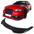 thumbnail image 2 of Ikon Motorsports Compatible with 15-23 Chrysler 300 Front Bumper Lip Spoiler PP Polypropylene - Gloss Black, 2 of 8