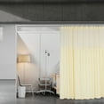 thumbnail image 6 of 9ft x 8ft Beige Room Divider Curtain with Hooks, Shading Privacy Drape for Clinic Spa, 6 of 17
