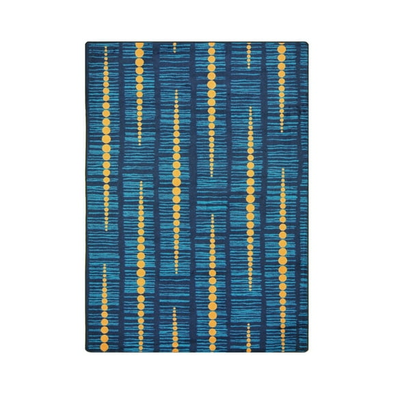 Kid Essentials - Teen Area Rugs Recoil, 7'8" x 10'9", Blue