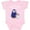 AD-Pink, variant on Happy Birthday, Mama- Cute Penguins Boys or Girls Baby Bodysuit
